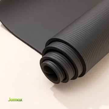 Gambar Matras Yoga NBR Antislip Tebal 10mm / Karpet Senam Gym 183cm x 61cm - black dari jaymax undefined Tokopedia
