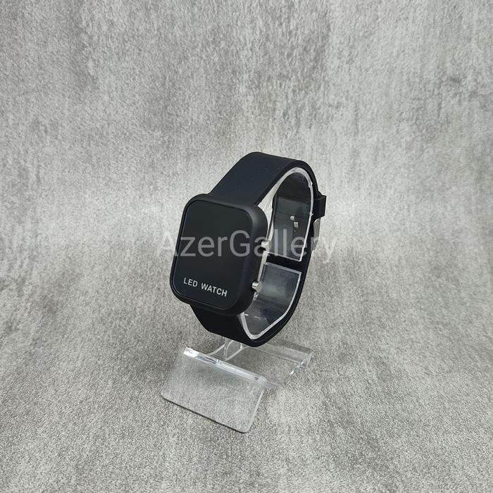 Gambar JAM TANGAN LED DIGITAL LED WATCH SEGI - HITAM FULL dari Azer Gallery undefined Tokopedia