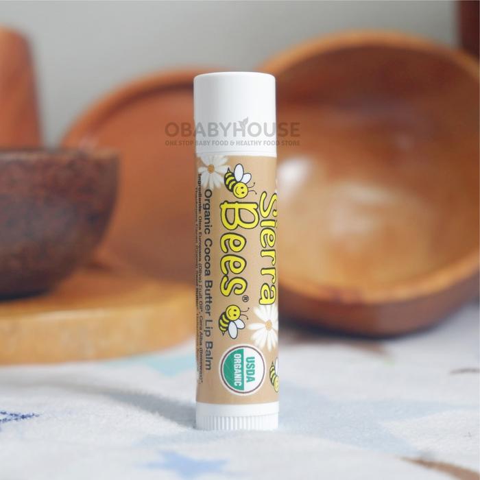 Gambar Sierra Bees Organic Honey Lip Balm 1 Pcs - Cocoa Butter dari obabyhouse undefined Tokopedia