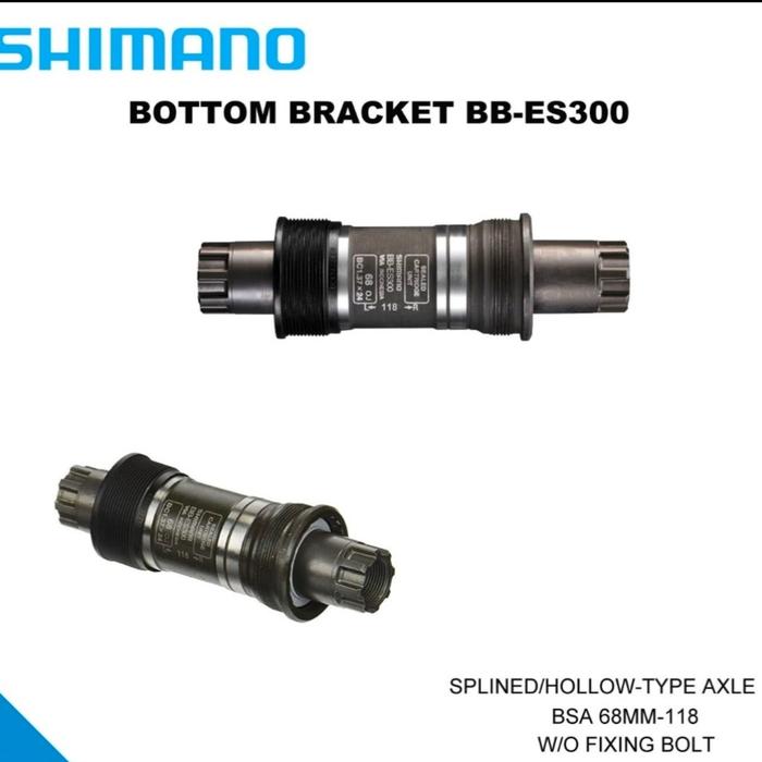 Support De Pédalier Shimano ES300 Octalink 68 X 118 Mm - Neuf, Pour Vélo