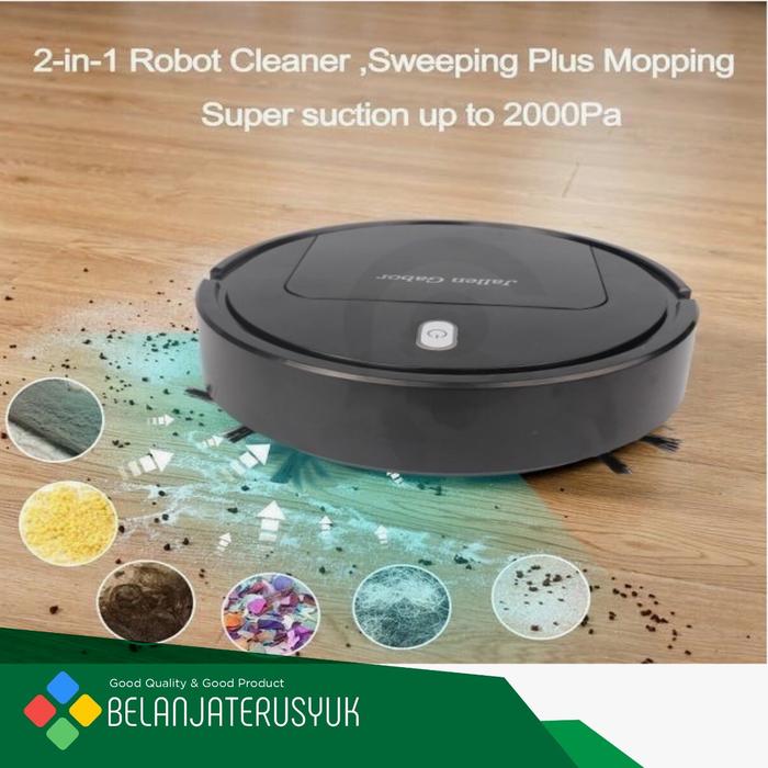 Gambar Smart Sweeping Robot Vacuum Vacum Cleaner Penyapu Pembersih Lantai S25 dari BELANJATERUSYUK undefined Tokopedia