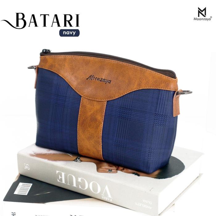 Gambar Best Seller tas selempang tas wanita Batari Original By Moonzaya - Navy dari Hi.local undefined Tokopedia