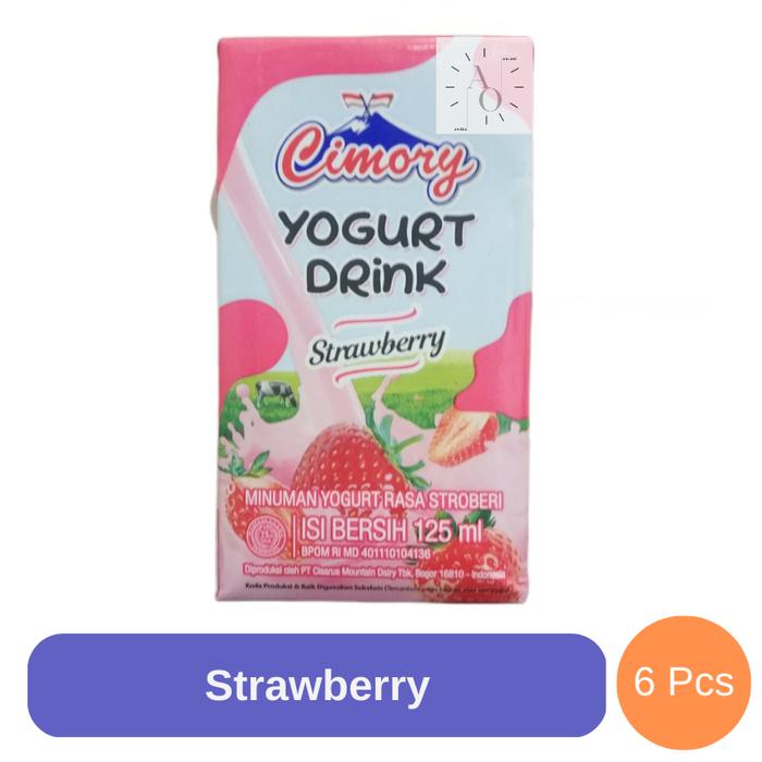 Gambar CIMORY Yogurt Drink / Minuman Yogurt 125ml - Strawberry dari Toko Aneka Raya Online undefined Tokopedia