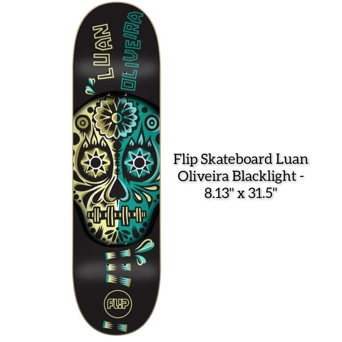 スケートボード FLIP DECK 8.125 OLIVEIRA MONOGRAMS Flip Oliveira Deckade Deck 8.125 X 31.59 - Skate Warehouse