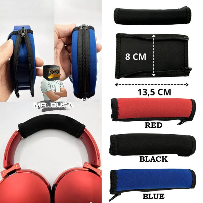 Gambar Kepala Penutup Headphone Headband Cover Pelindung Headpad Headset - 1, Hitam dari mrbusa undefined Tokopedia