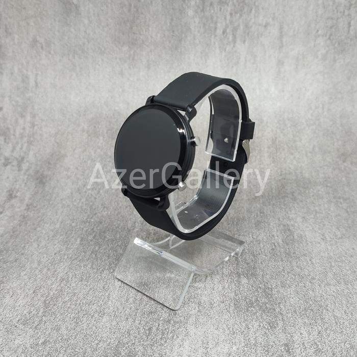 Gambar JAM TANGAN LED DIGITAL WATCH BULAT - HITAM FULL dari Azer Gallery undefined Tokopedia