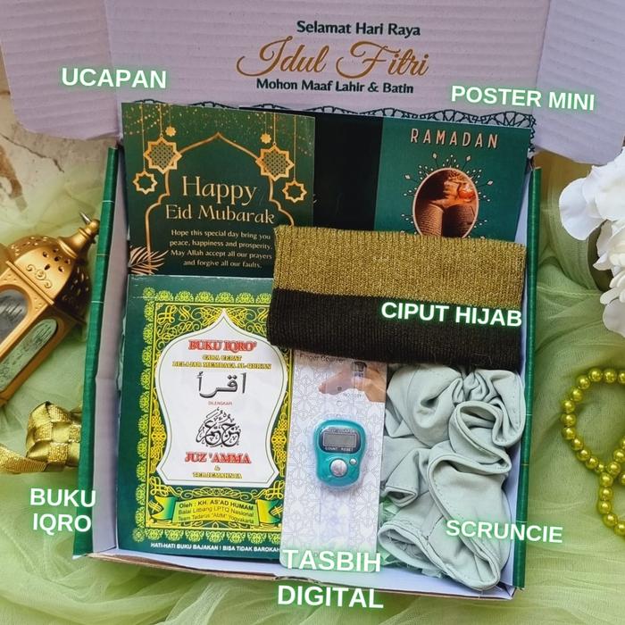 Gambar Hampers Lebaran Cewek (Aqela)/ Kado Lebaran Idul Fitri - Aqela - Iqro dari KADONESIA undefined Tokopedia