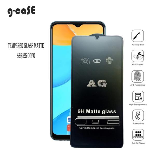 G-Case To OPPO Tempered matte glass A52 A57 A58 2022 A72 A92 A53 A54 A54S  OPPO A52