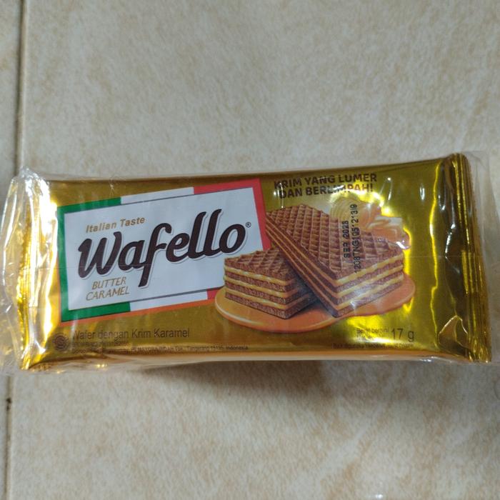 Gambar Roma wafello cokelat / karamel - 1 pcs (10 x 17 gram) - Cokelat dari Toko Kelontong HOK undefined 2 Tokopedia