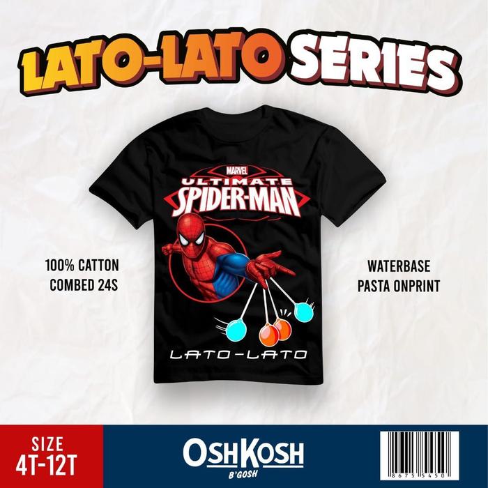 Gambar Baju Kaos Anak Laki Lengan Pendek Gambar Lato Lato Size 4 6 8 10 12 - E, 4 dari Rumah Ungile undefined Tokopedia