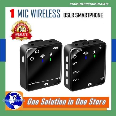 Gambar Mic Wireless Go Lavalier 2 Microphone DSLR Smartphone PC Laptop - 1 TRANSMITTER dari OriginSupplies undefined Tokopedia