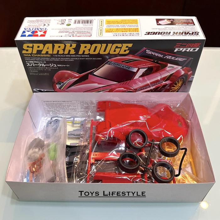 Gambar Mainan Rakit Mobil Tamiya Mini 4WD Asli Original - Spark Rouge dari Toys Lifestyle undefined Tokopedia