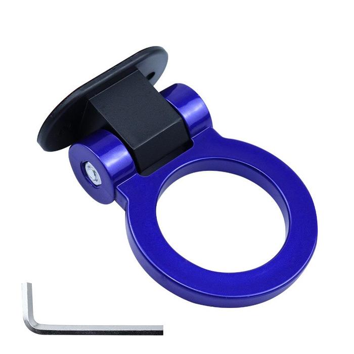 Gambar TOWING HOOK DUMMY BULAT UNIVERSAL ANEKA WARNA MODEL TEMPEL RACING - Biru dari MODIMART undefined Tokopedia
