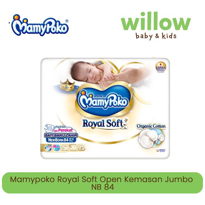 Gambar Diaper - Mamypoko Tape Royal Soft Kemasan Jumbo - NB84 dari Willowbabyshop undefined Tokopedia