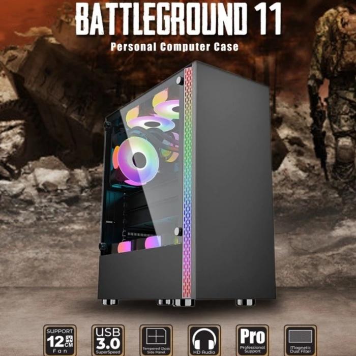 Gambar Casing Gaming Simbadda Battleground 11 - Hitam dari Daftar Harga Komputer undefined Tokopedia