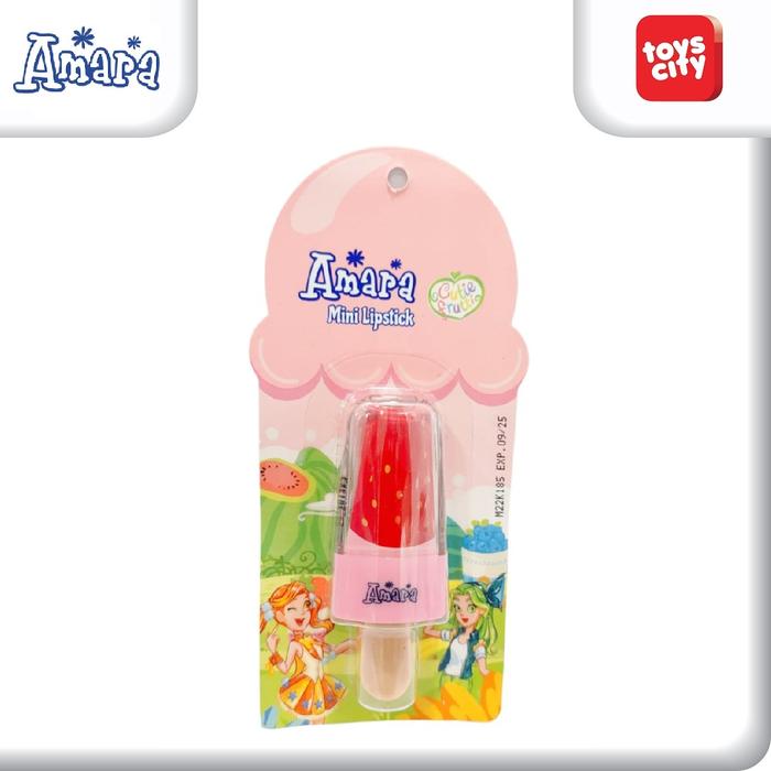 Gambar Amara Cutie Frutti Mini Lipstick - Mini Lipstik Anak Dengan Aroma Buah - Strawberry Pink dari Toys City undefined Tokopedia