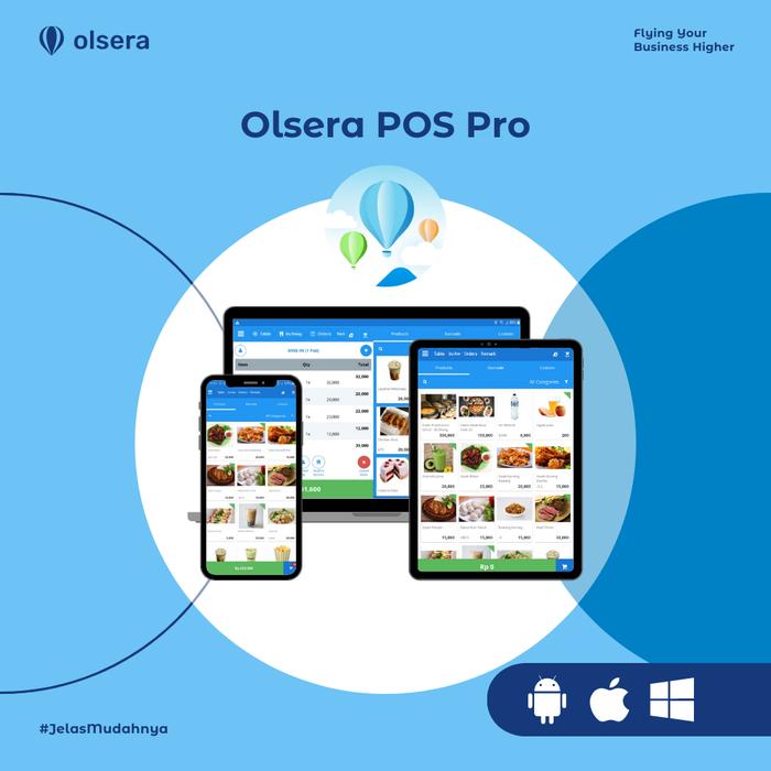 Gambar Aplikasi Kasir OlseraPOS - Software Kasir / Program Kasir - Pro dari Olsera undefined Tokopedia