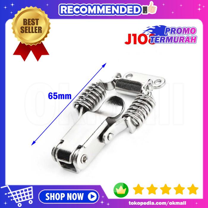 Gambar Kancing Pengait Pegas Spring Loaded Toggle Clamp Pengunci Box Kotak - J108 dari OkMall ID undefined Tokopedia