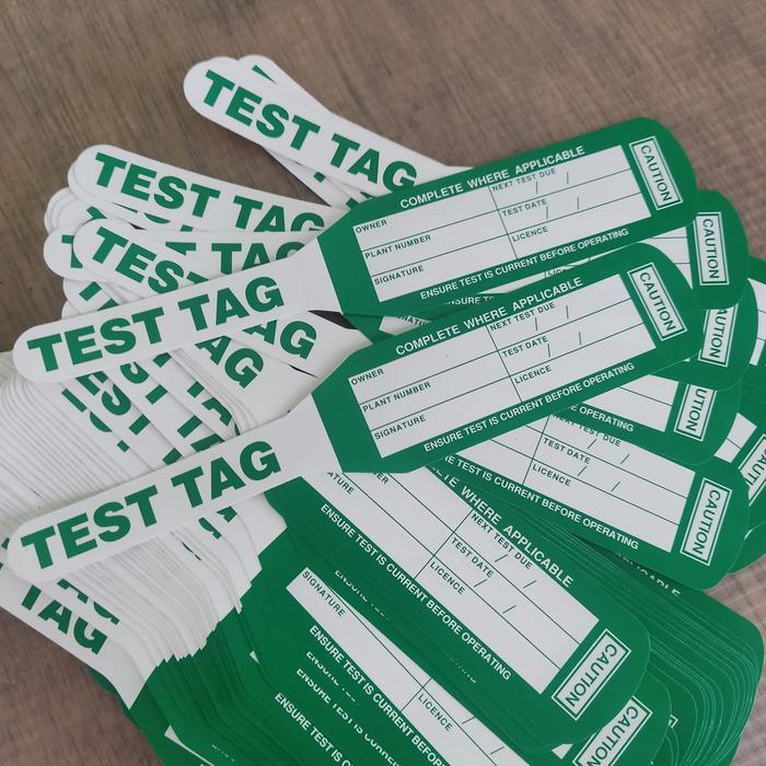 Gambar ELECTRICAL TEST TAGS - Hijau dari Malikha&Nahla undefined Tokopedia