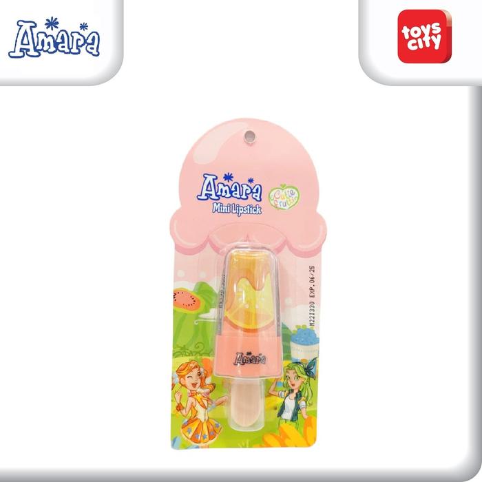 Gambar Amara Cutie Frutti Mini Lipstick - Mini Lipstik Anak Dengan Aroma Buah - Coral Orange dari Toys City undefined Tokopedia
