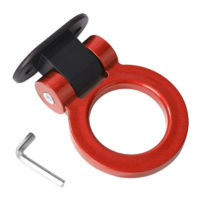 Gambar TOWING HOOK DUMMY BULAT UNIVERSAL ANEKA WARNA MODEL TEMPEL RACING - Merah dari MODIMART undefined Tokopedia