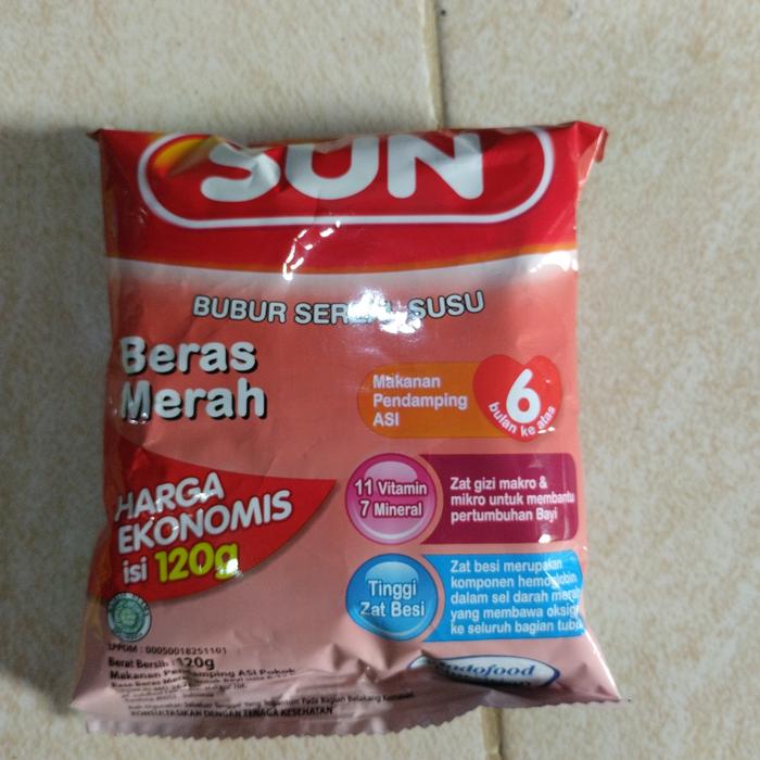 Gambar Sun Bubur (3 varian) - 120 gram - Beras Merah dari Toko Kelontong HOK undefined Tokopedia