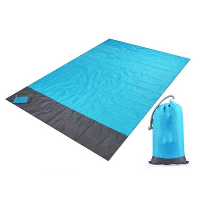 Gambar Karpet Lipat Matras Camping & Rekreasi Pantai Bahan Waterproof - Biru Muda, 200 x 210 cm dari AwulawulNEW undefined Tokopedia