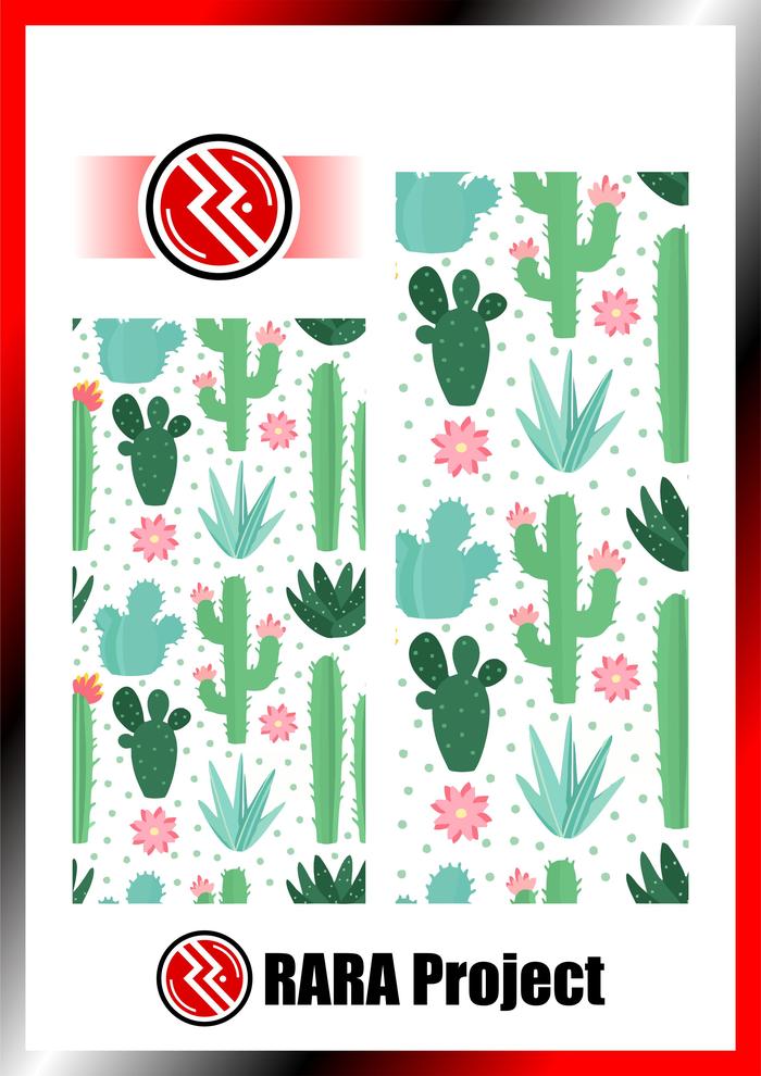 Jual Stiker Dekorasi Kulkas 1 & 2 Pintu motif CACTUS - CACTUS 01, 1P ...