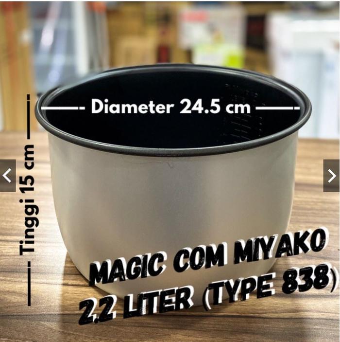 Gambar Panci magic com Miyako original tipe 528 508 612 18BH 507 706 - PANCI 2.2 LITER dari Duta Surya Shop undefined Tokopedia