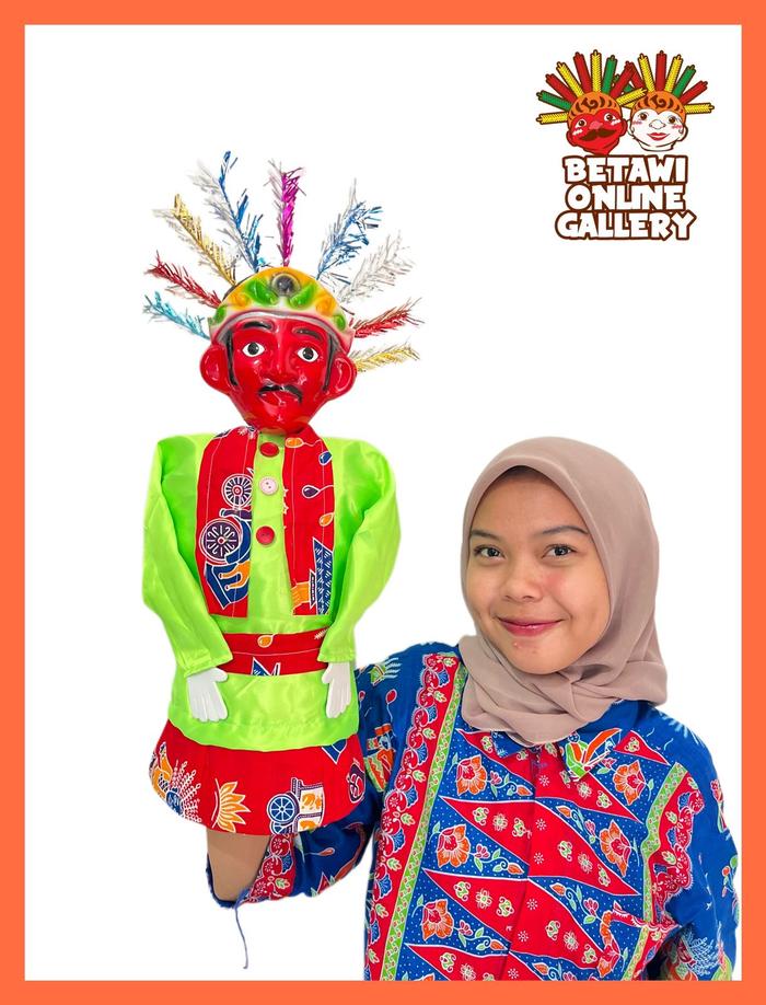 Gambar Ondel - Ondel Mainan Anak Masuk Tangan Spons 50cm Perempuan Laki - laki - Abang-MukaMerah dari Betawi Online Gallery undefined Tokopedia
