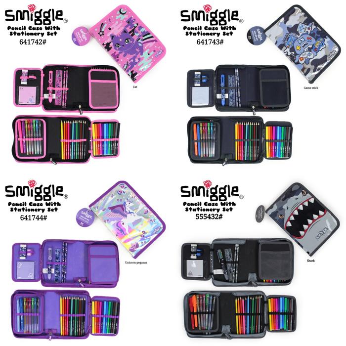 Gambar Smiggle Pencil Case & Stationery set 40 pis/ alat tulis Smiggle/ kado dari einstein toys shopp undefined Tokopedia