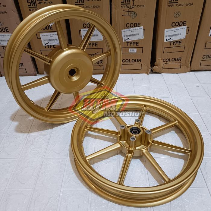 Gambar Velg VRossi Palang 8 Vario 125 / 150 Venom Comet - Gold dari HJM Motoparts undefined Tokopedia