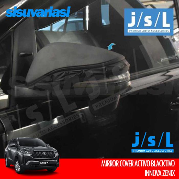 Gambar Garnish Mirror Cover Spion Innova Zenix JSL - Activo Black dari Sisu Variasi undefined Tokopedia