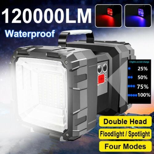 Gambar Senter Double Head LED High Power Super Terang Cas USB Rechargeable dari LED Homee undefined Tokopedia
