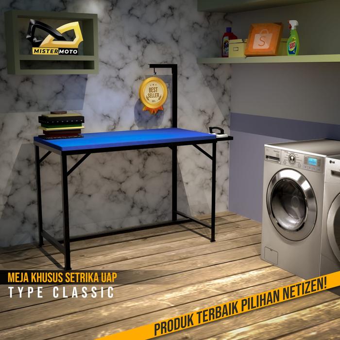 Gambar Meja Setrika Uap Khusus Laundry Model BESI SIKU - Besi SIKU dari Mistermoto by TukangLaundry undefined Tokopedia