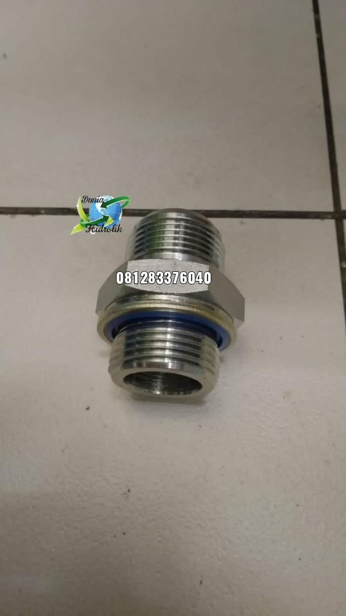 Nepple Injector Jual DOUBLE NEPPLE 1 inch BSPP x JIC / DOBEL NEPEL 1