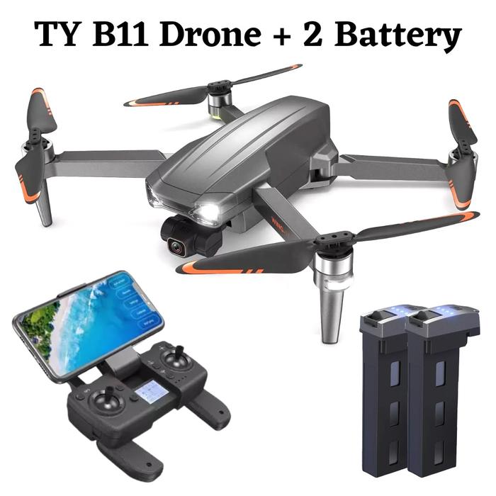 Gambar TY B11 Rc Drone Gps 3 Axis Dual Camera Wifi 5G / Drone Remote Control - TY B11 + 2 Batt dari Channelhobby undefined Tokopedia