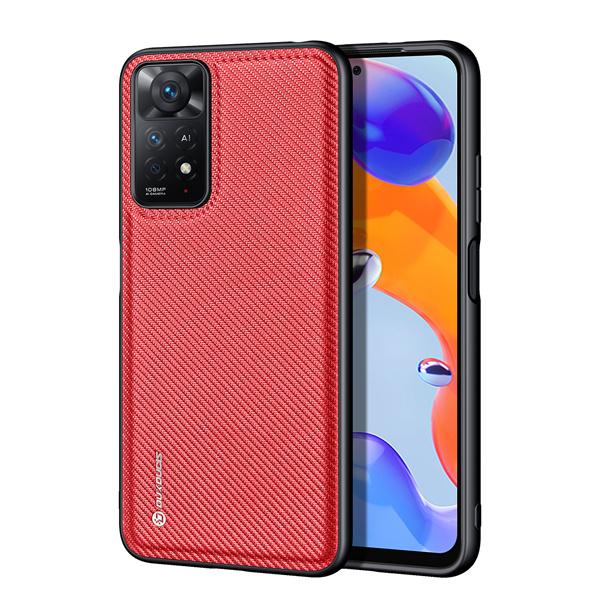 Gambar Dux Ducis Case Compatible for Xiaomi Redmi Note 11 | Note 11 Pro - FINO Series Premium Casing - Merah, Note 11 4G dari Gojali.id undefined Tokopedia
