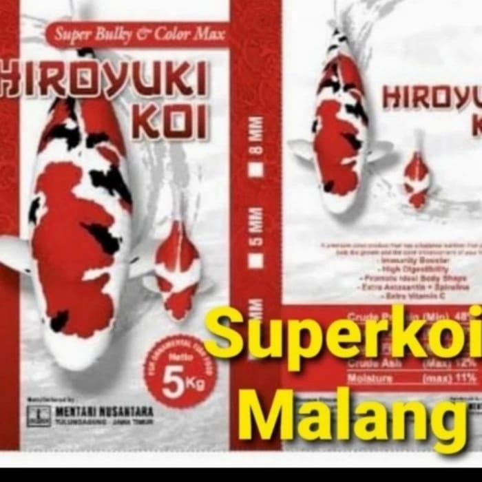 Gambar Hiroyuki Koi Repaking 1Kg Super Bulky dan Colour Max Pakan Koi - SML - L 8mm dari SUPERKOI MALANG undefined Tokopedia