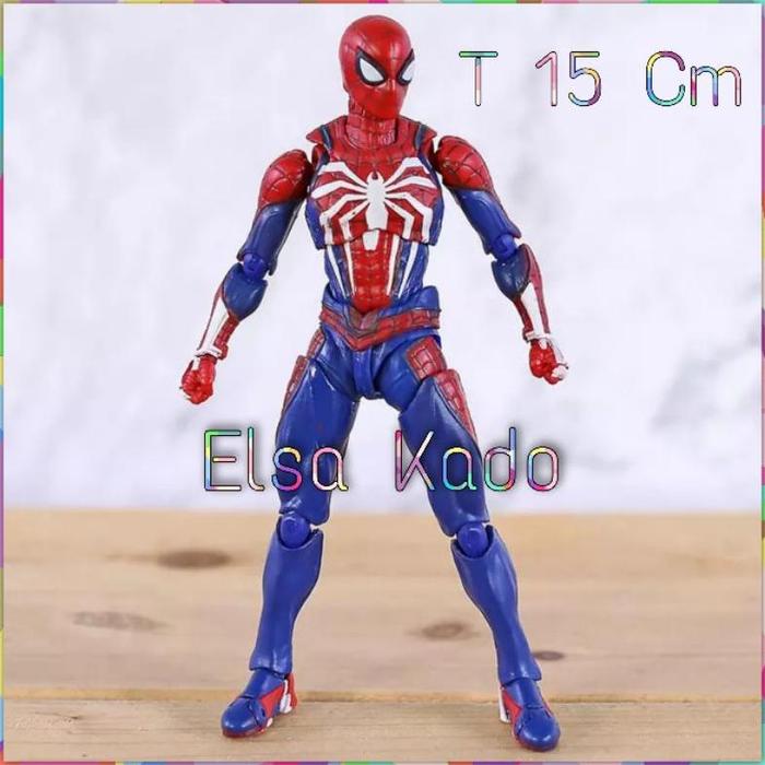 Gambar Shf Spiderman Ps4 Advanced Suit Action Figure Spider Man Upgrade Suit - Spider Ps4 dari stormulyasa undefined Tokopedia