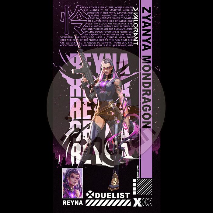 Gambar Custom Case Agents/Karakter Game Valorant - All type Smartphone - Reyna, Softcase dari Rubahan.Official undefined Tokopedia