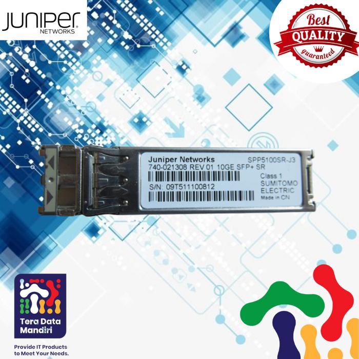 Juniper EX-SFP-10GE-SR SFP+ Transceiver – 10GbE SR, 740-031980, 60-Day Warranty