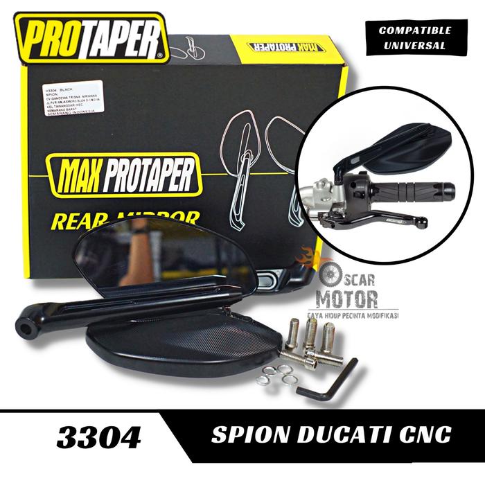 Gambar Spion Black Full CNC Mirror PNP All Motor Sepeda Motor Ducati Diavel dari oscar motor undefined Tokopedia