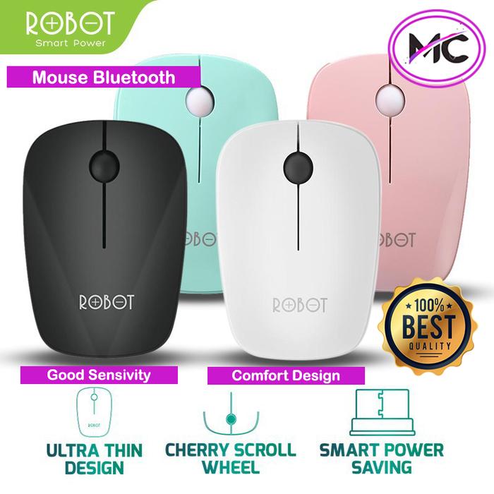 Gambar Mouse Bluetooth Wireless Robot Original Optical Tanpa Kabel Lucu Unik - Merah Muda dari MC gudang undefined Tokopedia