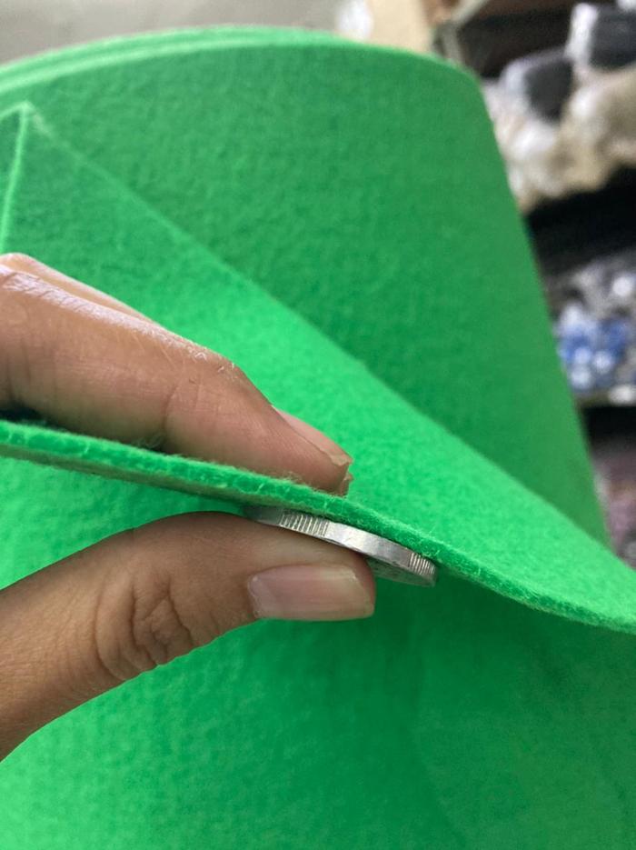 Gambar Karpet Bludru meteran SARAYE Masjid/Gereja/Mushola (10cm x 2 Meter) - LIGHTGREEN dari Art Carpet Mart undefined Tokopedia