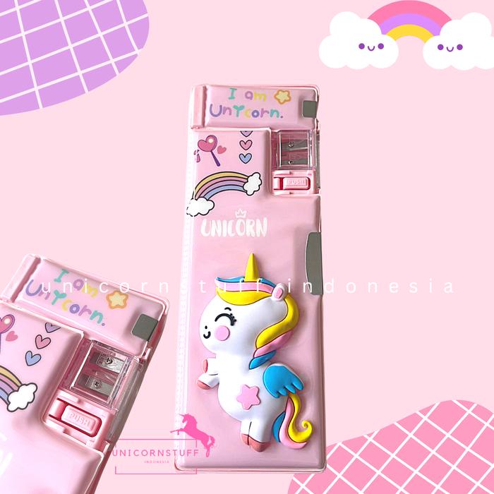 Gambar Tempat Pensil Unicorn Timbul Kotak Cewek Stationery Alat Tulis Pony - Pink dari Unicornstuff indonesia undefined Tokopedia