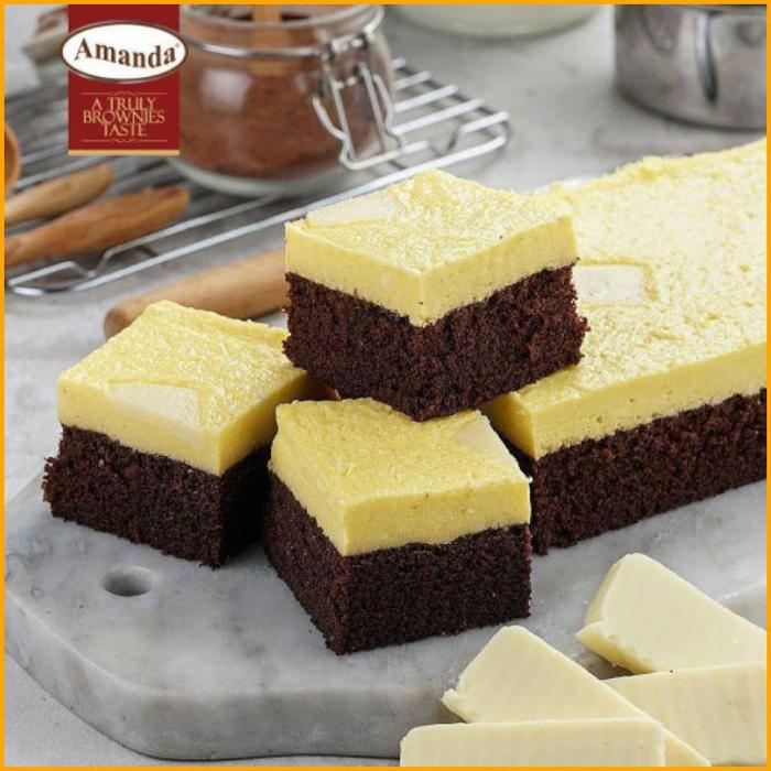 Gambar Brownies Amanda - oleh oleh kekinian khas Bandung - cream cheese dari wuriyulianti undefined Tokopedia