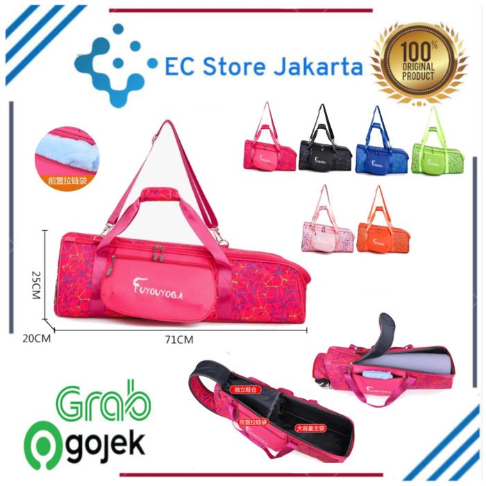 Gambar Tas Yoga / Tas Matras Yoga Mat Bag Travel Storage Protective Cover - Black, YJB2261 dari EC Store Jakarta undefined Tokopedia