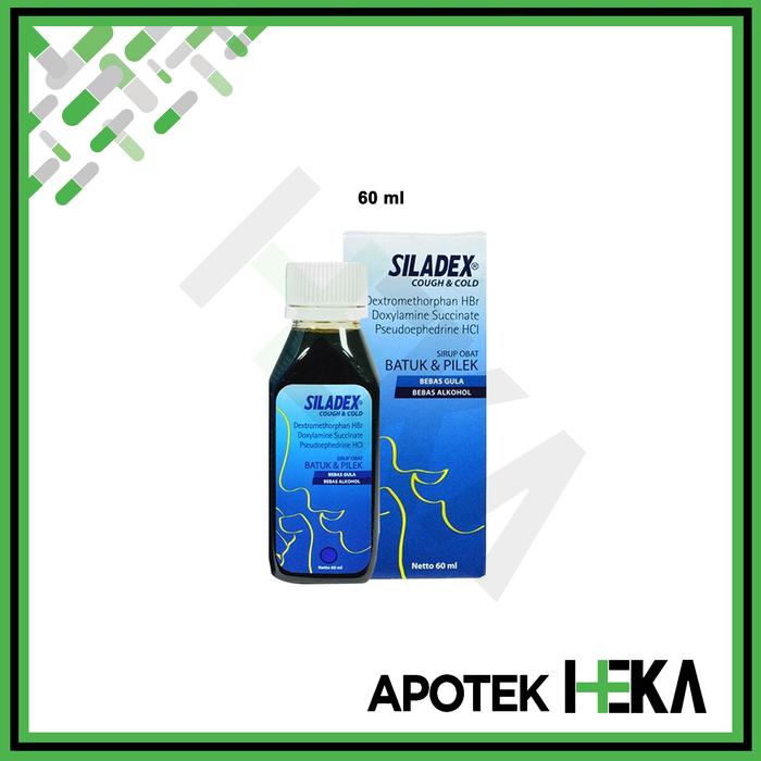 Gambar Siladex Biru Cough & Cold - Sirup Batuk Pilek - 60 ml dari Apotek Heka Bandung undefined Tokopedia
