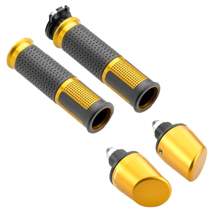 Gambar Handgrip Handfat Grip Logo r Rizoma Lux Bar End MA520 - Gold dari Legend Motor Shop Id undefined Tokopedia
